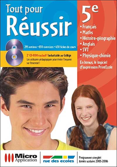 Avanquest (Micro-Application) Tout Pour Réussir Son Année - 5Ème 2004-2005