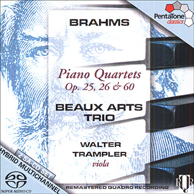 Les Quatuors pour piano  et cordes -  Super Audio Cd hybride