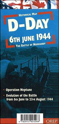 Jour j carte historique 6 juin 1944