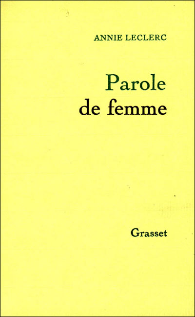 Parole de femme