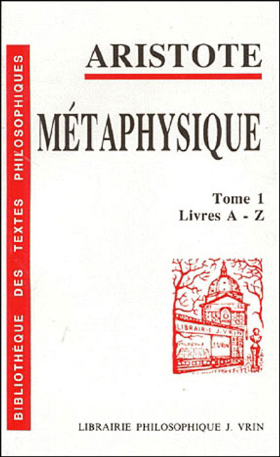 Métaphysique - Aristote - Poche