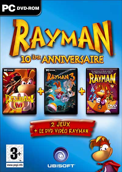 Pack Rayman Anniversaire 10 Ans