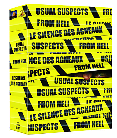 Usual suspects - Le silence des agneaux - From hell - Coffret