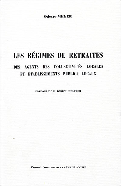 Les régimes de retraite des agents des collectivités locales