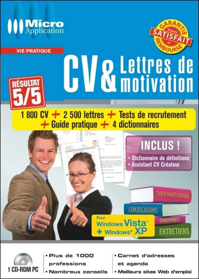 CV & Lettres de Motivation État correct - Avanquest reconditionné disponible sur Fnac
