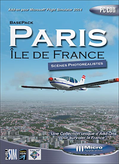 Add-On Flight Simulator - Paris Ile De France - Scènes Photoréalistes
