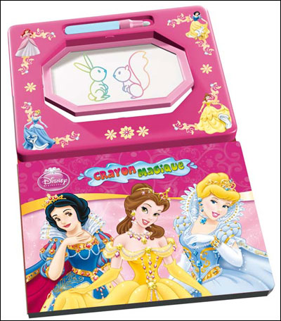 Mon livre ardoise à eau princesses