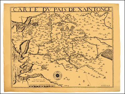 Le pays de Saintonge en 1592