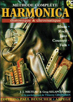 Methode complete d'harmonica + cd - Milteau - Livre CD