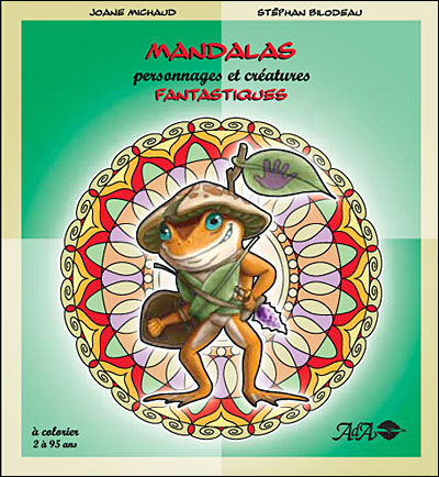 Mandalas, personnages et créatures fantastiques