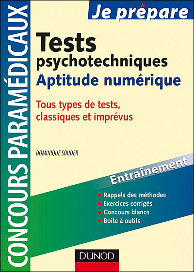Entrainement Aux Tests D Aptitude Numerique 3e Edition Broche Dominique Souder Achat Livre Fnac