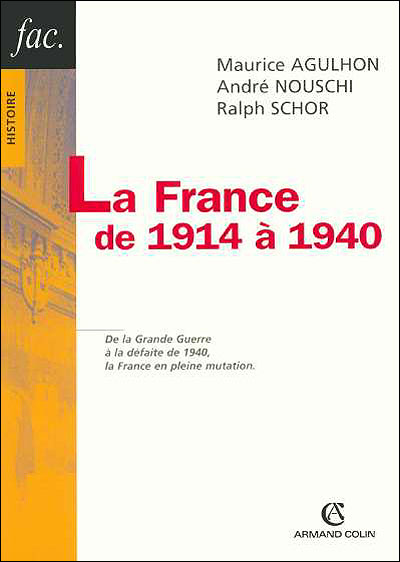 La France de 1914 à 1940