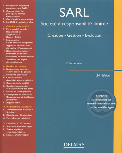 La société à responsabilité limitée SARL