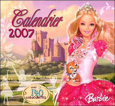 Barbie Doll Dolls 16 Month 2013 Calendar with a New Beautiful Barbie