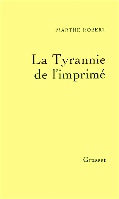 La Tyrannie de l'imprimé