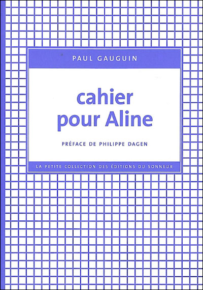 Cahier pour Aline