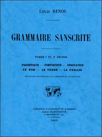 grammaire sanskrite