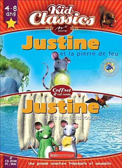 Emme Coffret 2Cd-Rom Justine : Justine Et La Pierre De Feu + Justine Et L'Île Aux Fruits Rouges
