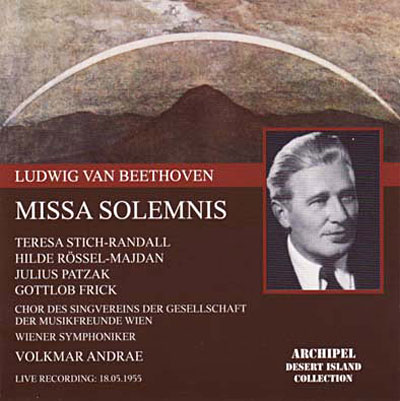 Missa solemnis - Live Vienne 1955