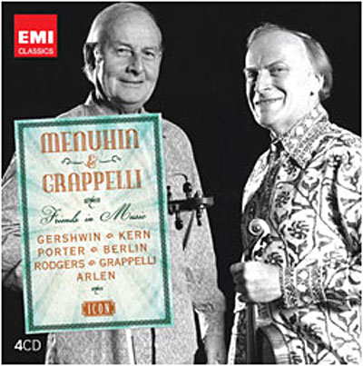 Menuhin and grappelli with friends in music/icon
