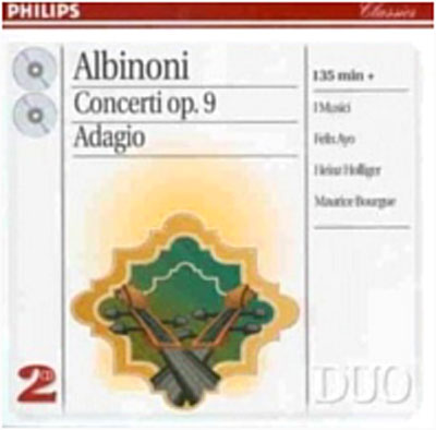 Intégrale des concertos - Adagio pour orgue et cordes
