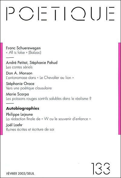 Poétique, n° 133 -  Collectif - broché
