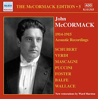The McCormack Edition, Volume 5