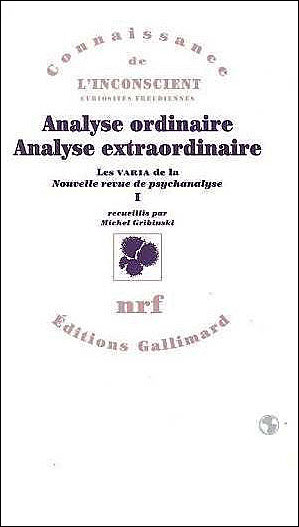 Analyse ordinaire analyse extraordinaire