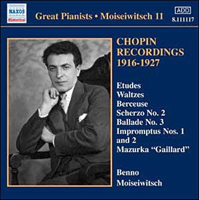 Oeuvres de piano Moiseiwitsch Edition - Volume 11