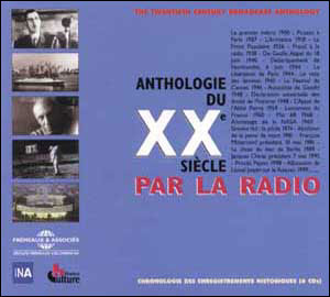 anthologie du 20e siecle par la radio
