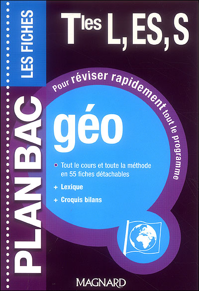 Plan Bac fiches Géographie Term L ES S
