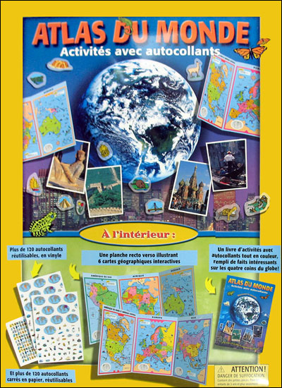 Monde stickers activity pack