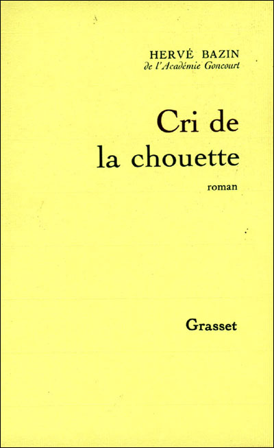 Cri de la chouette