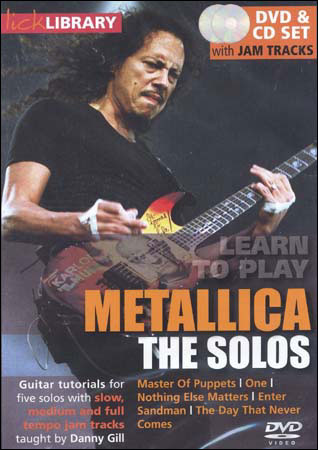 Lick library learn to play metallica the solos