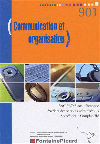 Communication et organisation 2nde Bac pro, métiers des services administratifs, secrétariat, comptabilité