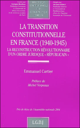 Transition constitutionnelle en France 1940-1945