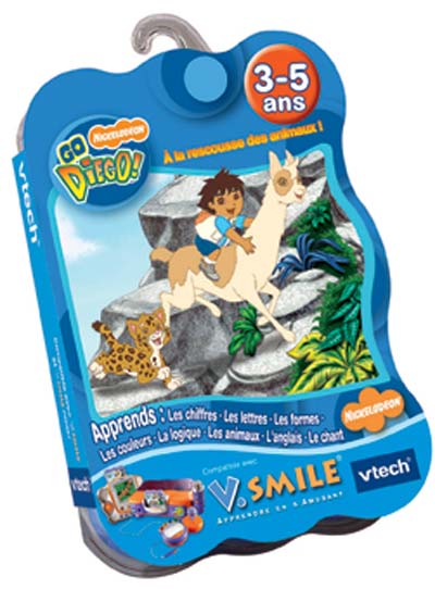 VSmile - Jeu éducatif : Go Diego - A La Rescousse des Animaux !