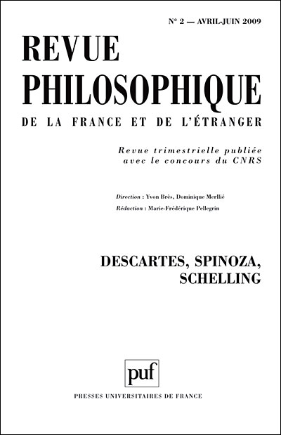 Revue philosophique 2009, t. 134 (2)