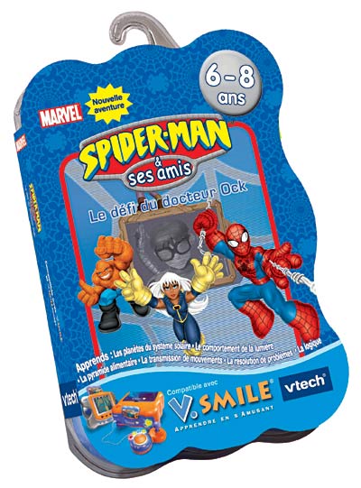 Vtech Electronics Europe Sa Vsmile Jeu Éducatif - Spider-Man Et Ses Amis N°2 - Le Défi Du Docteur Ock