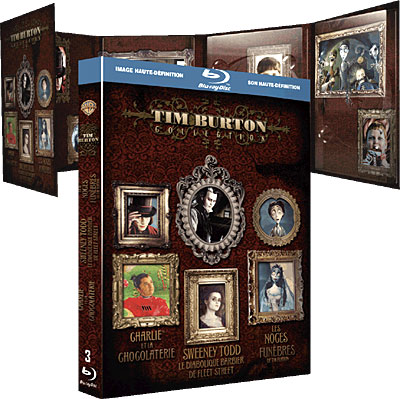 Sweeney Todd - Les Noces funèbres - Charlie et la chocolaterie - Coffret - Blu-Ray