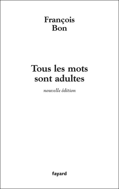 Tous les mots sont adultes