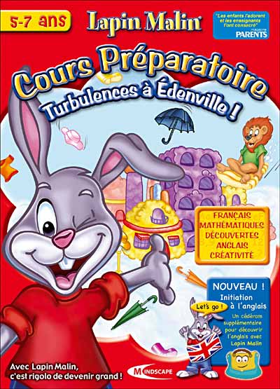 Mindscape France Lapin Malin Cp Cours Préparatoire - Turbulences À Édenville ! Edition 2006-2007