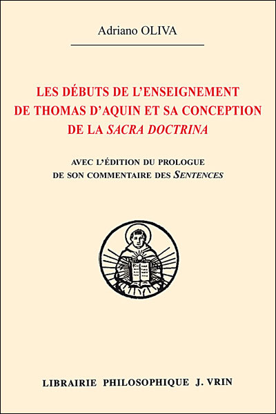 Les débuts de l'enseignement de Thomas d'Aquin