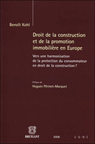 Droit de la construction et de la promotion immobilière en Europe