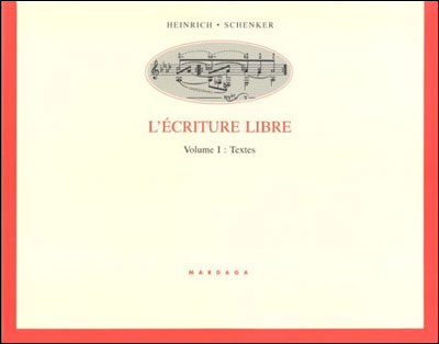 Ecriture libre t1 (l') -  Schenker - (donnée non spécifiée)