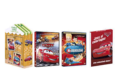 Cars, Quatre roues - Joe Ranft;John Lasseter - Disney - PIXAR - DVD -  Maison du Livre RODEZ