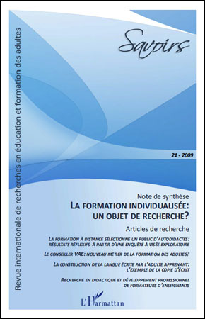 La formation individualisée, un objet de recherche