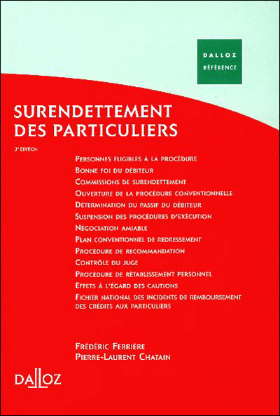 Surendettement des particuliers