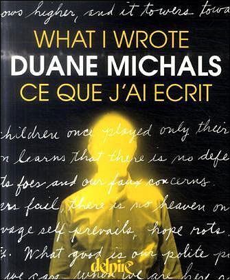 What i wrote - ce que j'ai écrit
