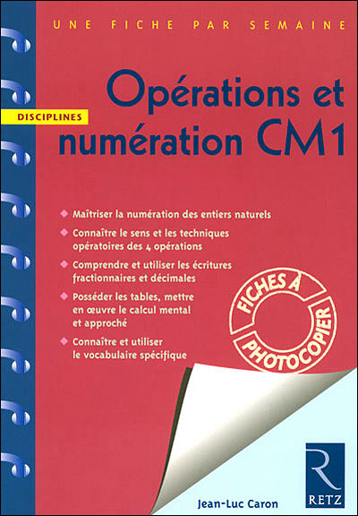 Opération et numération CM1
